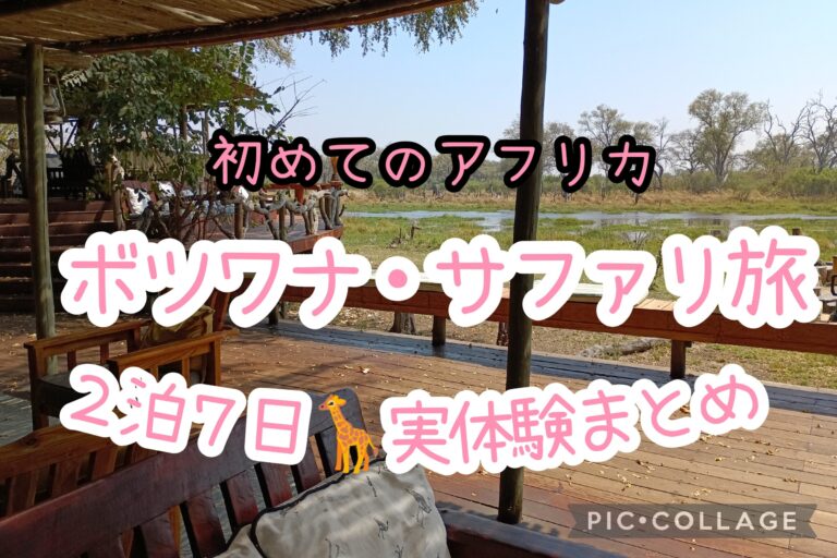 サファリ2泊3日まとめ