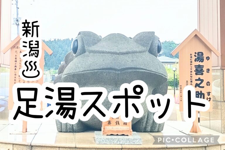 帰りに寄れる足湯一覧