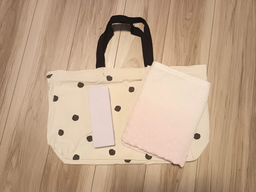 スキー旅行の持ち物、温泉セット