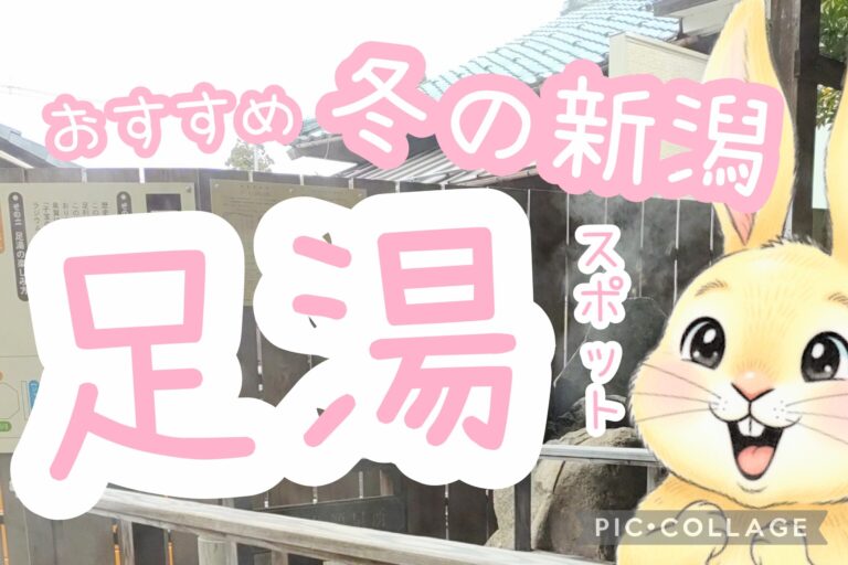 冬の足湯スポット