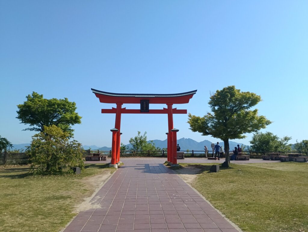 山陽自動車道・下り 宮島SA　鳥居