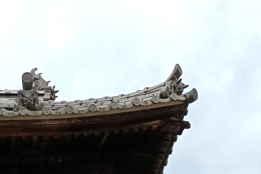 宮島 大願寺の鬼瓦