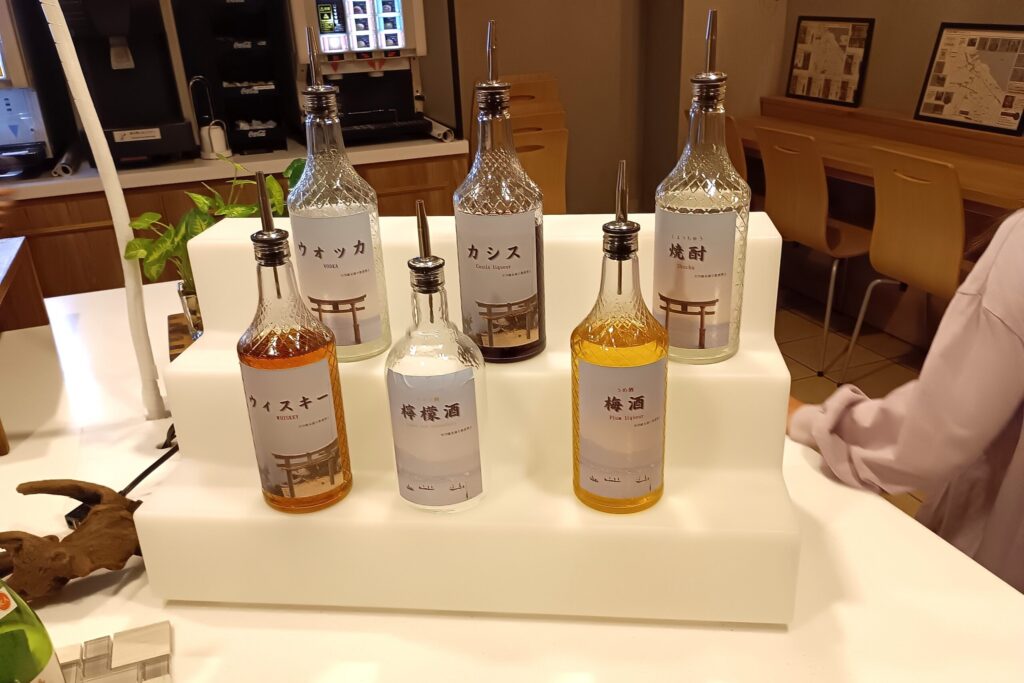 スーパーホテル大津駅前 サービス　ウェルカムドリンク