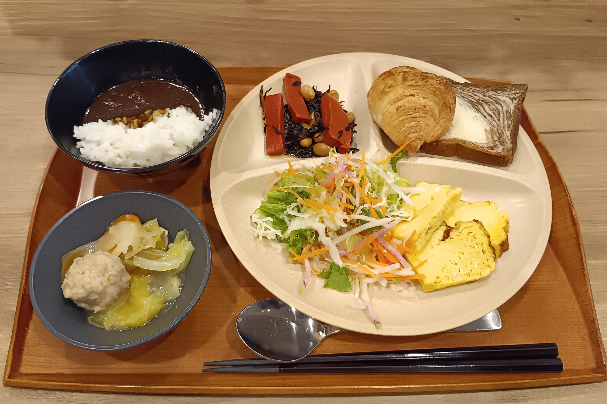 スーパーホテル大津駅前 朝ごはんビュッフェ