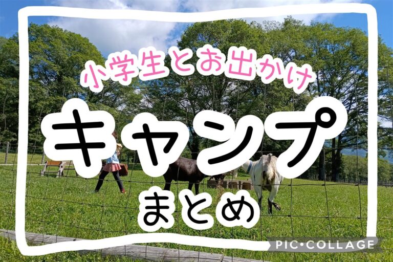 小学生とキャンプ